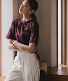 【ジェイ プレス/J.PRESS】の【接触冷感】プレーティングジャージー モックネック カットソー ボルドー系|ID: prp329100004399585 ipo3291000000031976672