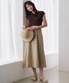 【エニィ スィス/any SiS】の【洗える】ニットコンビ ワンピース ダークブラウン系|ID: prp329100004399593 ipo3291000000034398536