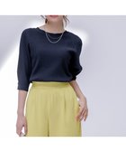 【エニィ スィス/any SiS】の【UVカット・洗える】コクーンスリーブ プルオーバー ネイビー|ID: prp329100004399699 ipo3291000000034296090