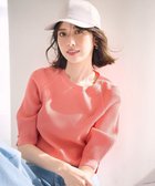 【エニィ スィス/any SiS】の【UVカット・洗える】コクーンスリーブ プルオーバー オレンジ|ID: prp329100004399699 ipo3291000000034296093