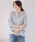 【エニー/ANY】の【洗濯機可】シアーシャツ チャコールストライプ|ID: prp329100004399997 ipo3291000000033350866