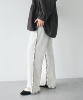 【クラフトスタンダードブティック/CRAFT STANDARD BOUTIQUE】の配色メローパンツ 人気、トレンドファッション・服の通販 founy(ファニー) ファッション Fashion レディースファッション WOMEN パンツ Pants スリット Slit フレア Flare ポケット Pocket ロング Long A/W・秋冬 Aw・Autumn/Winter・Fw・Fall-Winter 2024年 2024 2024-2025秋冬・A/W Aw/Autumn/Winter/Fw/Fall/2024-2025 |ID:prp329100004400239