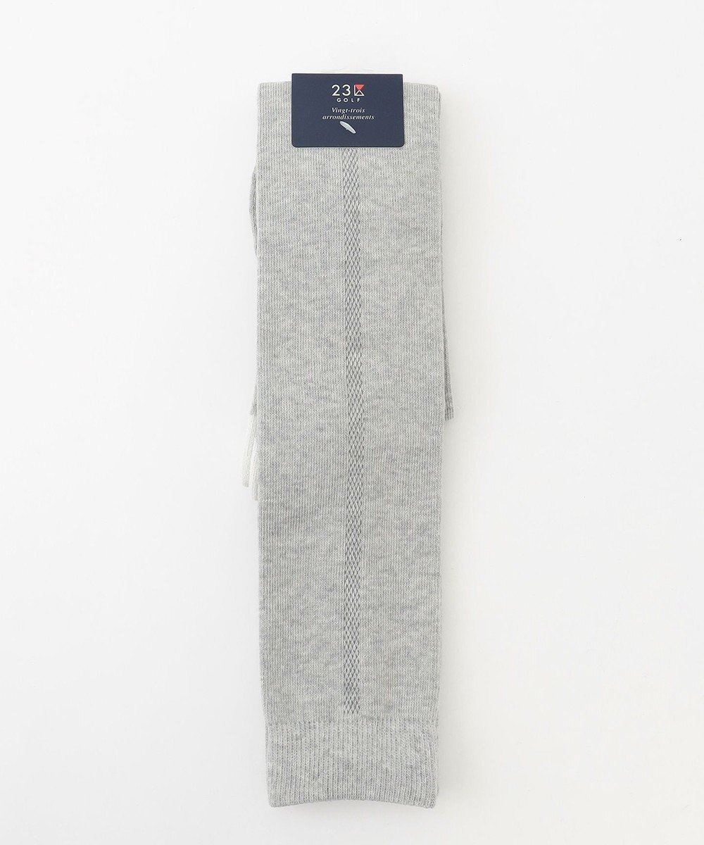 【23区 ゴルフ/NIJYUSANKU GOLF】の【WOMEN】ニーハイソックス インテリア・キッズ・メンズ・レディースファッション・服の通販 founy(ファニー) 　ファッション　Fashion　レディースファッション　Fashion for Women　ソックス&靴下　Socks & Hosiery　レッグウェア・ストッキング　Legwear & Hosiery　クッション　Cushion, Throw Pillow　シンプル　Simple, Minimal　ソックス　Socks, Hosiery　メッシュ　Mesh, Net Fabric　抗菌　Antibacterial, Bacteria-Resistant　ライトグレー系|ID: prp329100004400308 ipo3291000000033441653