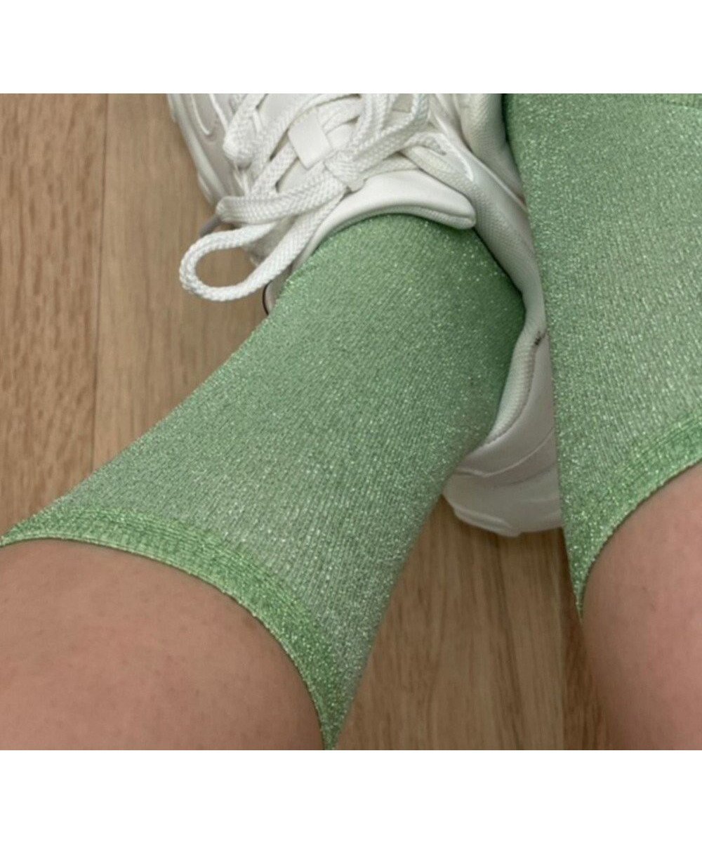 【ウィゴー/WEGO】のカラーラメソックス インテリア・キッズ・メンズ・レディースファッション・服の通販 founy(ファニー) ファッション Fashion レディースファッション Fashion for Women ソックス&靴下 Socks & Hosiery レッグウェア・ストッキング Legwear & Hosiery おすすめ Recommended / Our Picks シンプル Simple, Minimal スマホ Smartphone, Mobile Device ソックス Socks, Hosiery グリーン|ID: prp329100004400376 ipo3291000000034309057