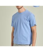 【五大陸/gotairiku / MEN】の仕事で着られるTシャツ【サラサラ/よれにくい/透けにくい】キレイめ 鹿の子 ビズTシャツ サックスブルー系|ID: prp329100004401021 ipo3291000000034188466