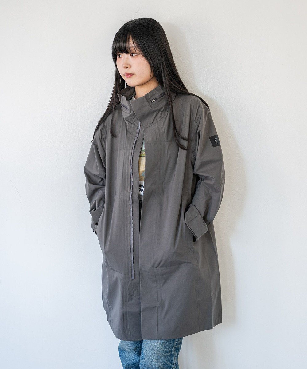 【ファクション/FACTION】の人気NO.2【防水・撥水・透湿/洗える】KENROKU レインコート インテリア・キッズ・メンズ・レディースファッション・服の通販 founy(ファニー) 　ファッション　Fashion　レディースファッション　Fashion for Women　アウター　Coat / Outerwear Collection　コート・ロングコート・ピーコート　Long Coats, Peacoats & More　ポンチョ・ケープコート　Ponchos & Capes　アウトドア　Outdoor Clothing　洗える　Machine Washable　軽量　Lightweight, Ultra Light　ストレッチ　Stretch, Stretchy Fabric　人気　Popular, Best Seller　ハンド　Hand, Handmade　ブルゾン　Blouson, Bomber Jacket　ポケット　Pocket, Pocket Detail　ポンチョ　Poncho, Cape Style　おすすめ　Recommended / Our Picks　旅行　Travel　エレガント 上品　Elegant　CHARCOAL|ID: prp329100004401048 ipo3291000000032708221