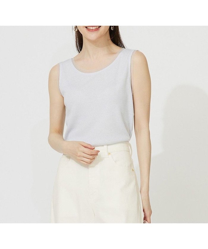 【エニィ スィス/any SiS】の【洗える】チュールコンビラメ タンクトップ インテリア・キッズ・メンズ・レディースファッション・服の通販 founy(ファニー) https://founy.com/ ファッション Fashion レディースファッション Fashion for Women トップス・カットソー Cut & Sew Tops おすすめ Recommended / Our Picks ウォッシャブル Machine Washable タンク Tank Top, Sleeveless Top チュール Tulip, Tulip Motif テレコ Ribbed, Rib Stitch トレンド Trend, Trending Now フィット Fit, Slim Fit ベーシック Basic, Essential エレガント 上品 Elegant 夏 Summer 新作・新入荷 New Arrivals / New In 春 Spring S/S・春夏 SS, Spring/Summer, Warm Season 洗える Machine Washable |ID: prp329100004401122 ipo3291000000034595278