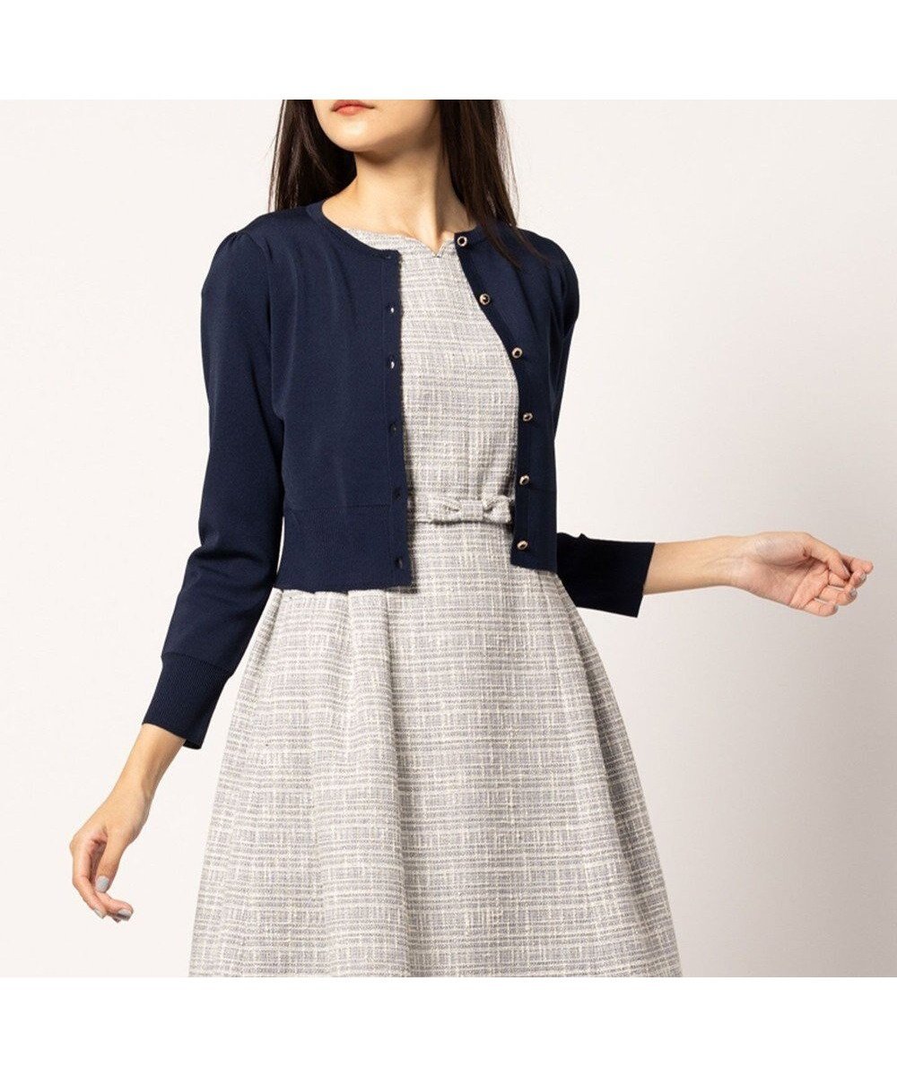 【トッカ/TOCCA】の【洗える】DEW カーディガン インテリア・キッズ・メンズ・レディースファッション・服の通販 founy(ファニー) 　ファッション　Fashion　レディースファッション　Fashion for Women　トップス・カットソー　Cut & Sew Tops　カーディガン・羽織り　Layered Style Cardigans　カーディガン　Cardigan, Knitwear　夏　Summer　S/S・春夏　SS, Spring/Summer, Warm Season　洗える　Machine Washable　A/W・秋冬　Autumn/Winter　ネイビー系|ID: prp329100004401143 ipo3291000000032675921
