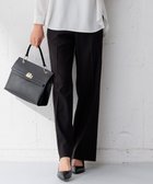 【23区/NIJYUSANKU】の【洗える/セットアップ対応】アイアスマットストレッチ セミワイド パンツ ブラック系|ID: prp329100004401238 ipo3291000000031966217