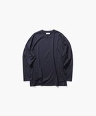 【エイトン/ATON】のSUVIN60/2 オーバーサイズ L/S Tシャツ - UNISEX NAVY|ID: prp329100004401298 ipo3291000000032039181
