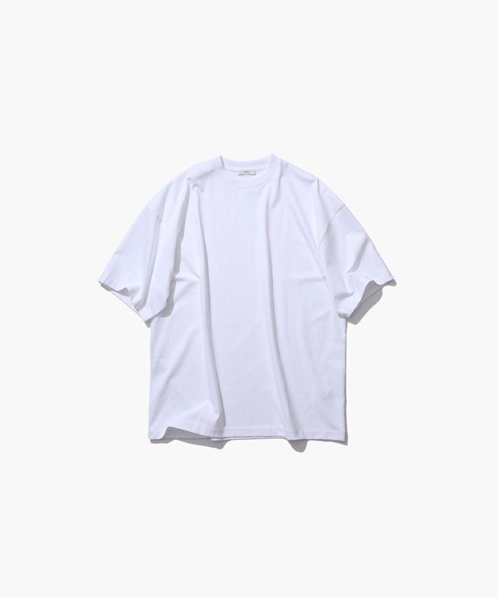 【エイトン/ATON】の12/- AIR SPININNG ルーズフィットTシャツ - UNISEX インテリア・キッズ・メンズ・レディースファッション・服の通販 founy(ファニー) 　ファッション　Fashion　レディースファッション　Fashion for Women　トップス・カットソー　Cut & Sew Tops　シャツ・ブラウス・オフィスカジュアル　Elegant Blouses & Button-Ups　ロングTシャツ・Tシャツ　Longline T-Shirts & Tees　カットソー・ベーシックTシャツ　Cut-and-Sewn Tops / Stretch Tees & Basics　ユニセックス　Unisex, Genderless　カットソー　Cut and Sewn Top　半袖　Short Sleeve, Half Sleeve　夏　Summer　S/S・春夏　SS, Spring/Summer, Warm Season　A/W・秋冬　Autumn/Winter　WHITE|ID: prp329100004401438 ipo3291000000032999625
