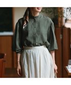 【23区/NIJYUSANKU】の【一部店舗限定】シアー リネン ミックス シャツ カーキ系|ID: prp329100004401757 ipo3291000000031963711