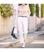 【エニィ スィス/any SiS】の【美Denimシリーズ】センタープレスセミフレア デニム オフ|ID: prp329100004401864 ipo3291000000034296210