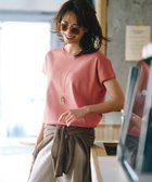 【23区/NIJYUSANKU】の【接触冷感/洗える】フレンチスリーブ IT TEE テラコッタピンク系|ID: prp329100004402023 ipo3291000000031962391