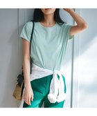 【23区/NIJYUSANKU】の【接触冷感/洗える】フレンチスリーブ IT TEE ミント系|ID: prp329100004402023 ipo3291000000031962393
