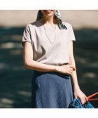 【23区/NIJYUSANKU】の【接触冷感/洗える】フレンチスリーブ IT TEE グレージュ系|ID: prp329100004402023 ipo3291000000031962394
