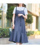 【エニィ スィス/any SiS】の【洗える】ライトデニムライクシャンブレー キャミワンピ 人気、トレンドファッション・服の通販 founy(ファニー) ファッション Fashion レディースファッション Ladies' Fashion Online ワンピース Dress キャミワンピース No Sleeve Dresses インナー Inner キャミワンピース Cami Dress シャンブレー Chambray ストレッチ Stretch デニム Denim ワーク Work 夏 Summer 春 Spring S/S・春夏 Ss・Spring/Summer 洗える Washable 秋 Autumn/Fall 雑誌 Magazine |ID:prp329100004402142