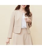 【エニィ スィス/any SiS】の【UVカット / 接触冷感 / 吸水速乾】スマートビューティストレッチ ショートノーカラージャケット ライトベージュ|ID: prp329100004402161 ipo3291000000032640300