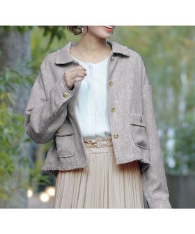 【ティアクラッセ/Tiaclasse】の【洗える】ツイードジャケット 人気、トレンドファッション・服の通販 founy(ファニー) ファッション Fashion レディースファッション WOMEN アウター Coat Outerwear ジャケット Jackets アクセサリー Accessories カーディガン Cardigan シンプル Simple ジャケット Jacket チュニック Tunic ツイード Tweed トレンド Trend フリンジ Fringe ポケット Pocket ワイド Wide 再入荷 Restock/Back In Stock/Re Arrival 夏 Summer NEW・新作・新着・新入荷 New Arrivals 春 Spring S/S・春夏 Ss・Spring/Summer 洗える Washable |ID:prp329100004402275