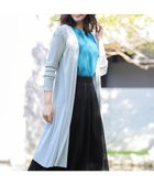 【ティアクラッセ/Tiaclasse】の【洗える】ボタン付きロングリブカーディガン グレー|ID: prp329100004402354 ipo3291000000034271462