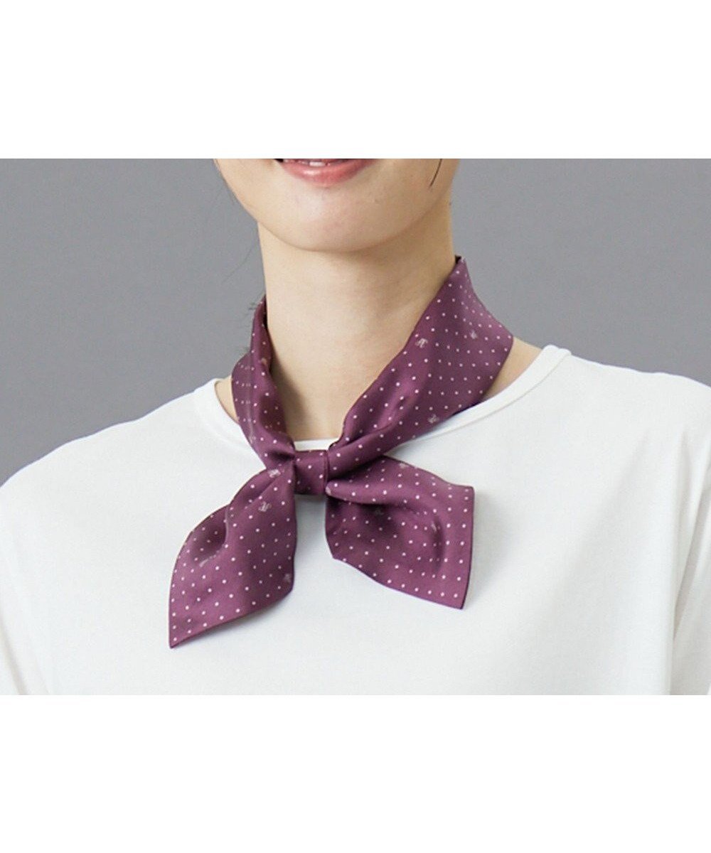 【ジェイ プレス/J.PRESS】のグラバッティーノ スカーフ インテリア・キッズ・メンズ・レディースファッション・服の通販 founy(ファニー) 　ファッション　Fashion　レディースファッション　Fashion for Women　おすすめ　Recommended / Our Picks　コイン　Coin, Coin Design　シルク　Silk, 100% Silk　スカーフ　Scarf, Neckwear　チェーン　Chain, Chain Strap　ツイル　Twist, Twisted Detail　ドット　Polka Dot, Dot Pattern　バンダナ　Bandana, Head Scarf　プリント　Print, Printed Pattern　ループ　Loop, Loop Knit　エレガント 上品　Elegant　ピンク系3|ID: prp329100004402379 ipo3291000000033683739