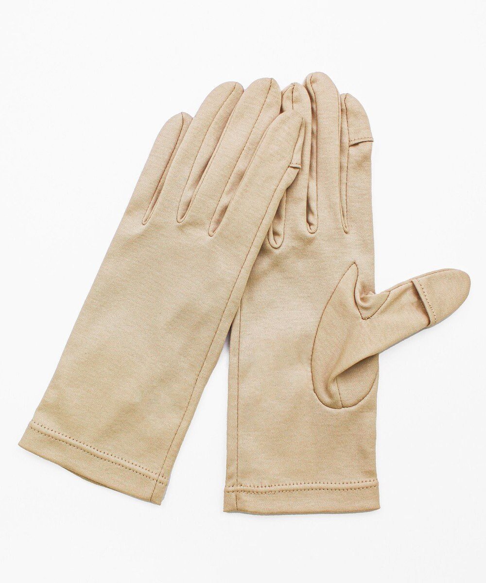 【オルクベット/ORuKuBET】の【WOMEN】ORGANIC COTTON グローブ 【 UVカット・オーガニックコットン・タッチパネル対応・日本製 】 インテリア・キッズ・メンズ・レディースファッション・服の通販 founy(ファニー) 　ファッション　Fashion　レディースファッション　Fashion for Women　手袋　Gloves & Mittens　インド　Indian Textile　オーガニック　Organic Cotton　春　Spring　スリット　Slit, Slit Detail　定番　Standard, Basic Item　なめらか　Smooth, Silky Texture　S/S・春夏　SS, Spring/Summer, Warm Season　再入荷　Restock / Back in Stock　おすすめ　Recommended / Our Picks　日本製　Made In Japan　夏　Summer　ベージュ|ID: prp329100004402780 ipo3291000000033009654