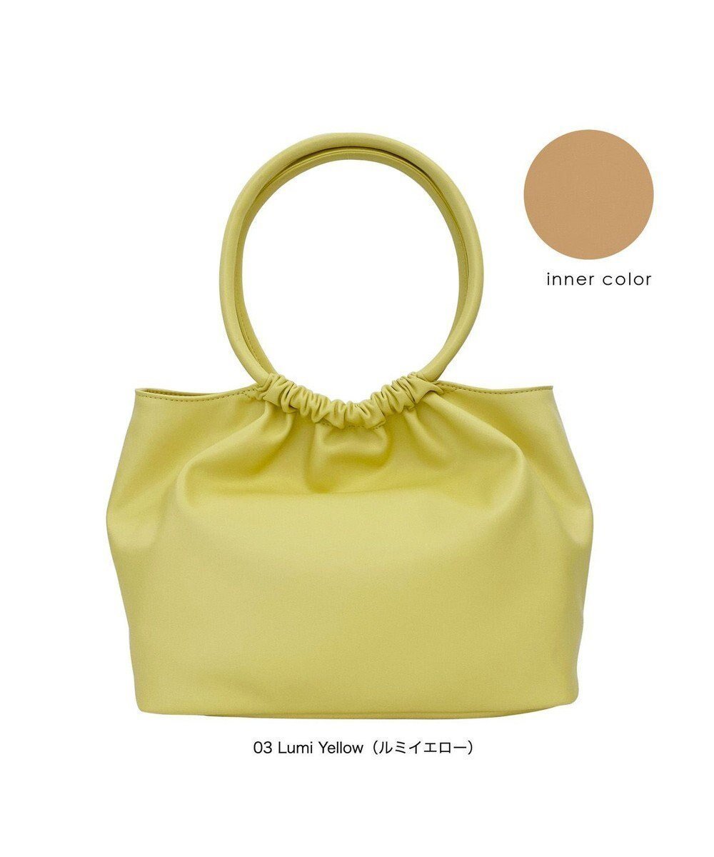【ルートート/ROOTOTE】の1251【合皮ギャザートート】LT.デリ.クランプリー-A インテリア・キッズ・メンズ・レディースファッション・服の通販 founy(ファニー) 　ファッション　Fashion　レディースファッション　WOMEN　バッグ　Bag　カメラ　Camera　ギャザー　Gather　スマホ　Smartphone　財布　Wallet　フォルム　Form　ポケット　Pocket　ポーチ　Pouch　エレガント 上品　Elegant　NEW・新作・新着・新入荷　New Arrivals　03:ルミイエロー|ID: prp329100004402786 ipo3291000000031978451