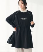 【クラフトスタンダードブティック/CRAFT STANDARD BOUTIQUE】のライン入りロゴチュニック Black|ID: prp329100004402811 ipo3291000000031106525