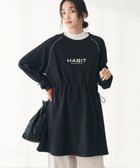 【クラフトスタンダードブティック/CRAFT STANDARD BOUTIQUE】のライン入りロゴチュニック Black|ID: prp329100004402811 ipo3291000000032580594