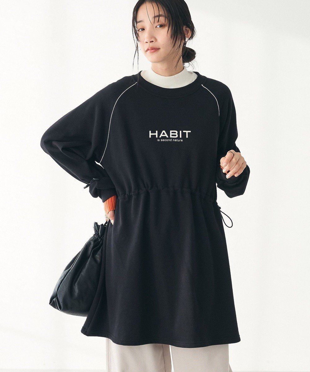 【クラフトスタンダードブティック/CRAFT STANDARD BOUTIQUE】のライン入りロゴチュニック インテリア・キッズ・メンズ・レディースファッション・服の通販 founy(ファニー) 　ファッション　Fashion　レディースファッション　Fashion for Women　ワンピース　Dresses　チュニック　Tunic Tops & Dresses　2024年　2024　2024-2025秋冬・A/W　Autumn/Winter 2024–25 AW24–25　シェイプ　Shape, Slim Fit　スポーツ　Sports, Activewear　チュニック　Tunic, Long Top　ポケット　Pocket, Pocket Detail　ミックス　Mix, Mixed Style　切替　Switching, Contrast Panel　A/W・秋冬　Autumn/Winter　Black|ID: prp329100004402811 ipo3291000000032580594