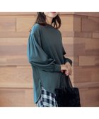 【エニィファム/any FAM】の【洗える・毛玉になりにくい】プレミアム モックネック長袖Tシャツ 人気、トレンドファッション・服の通販 founy(ファニー) ファッション Fashion レディースファッション Ladies' Fashion Online トップス・カットソー Tops/Tshirt シャツ/ブラウス Shirts/Blouses ロング / Tシャツ T-Shirts カットソー Cut and Sewn カットソー Cut And Sew バランス Balance プレミアム Premium ポケット Pocket モックネック Mock Neck エレガント 上品 Elegant 洗える Washable A/W・秋冬 Aw・Autumn/Winter・Fw・Fall-Winter 長袖 Long Sleeve thumbnail グリーン系|ID: prp329100004402841 ipo3291000000032554249