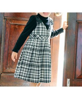 【エニファム/any FAM / KIDS】 ドッキングチェックワンピース人気、トレンドファッション・服の通販 founy(ファニー) ファッション Fashion キッズファッション KIDS ワンピース Dress/Kids ガーリー Girly チェック Check ドッキング Docking ポケット Pocket リボン Ribbon A/W・秋冬 Aw・Autumn/Winter・Fw・Fall-Winter |ID:prp329100004403584