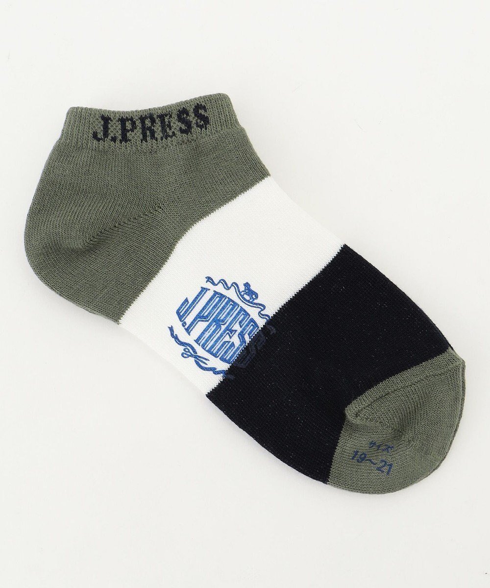 【ジェイ プレス/J.PRESS / KIDS】の【19-26cm】ボーダーソックス 人気、トレンドファッション・服の通販 founy(ファニー) 　ファッション　Fashion　キッズファッション　KIDS　くるぶし　Ankle　ソックス　Socks　ボーダー　Border　ワンポイント　One Point　 other-1|ID: prp329100004403590 ipo3291000000031647730