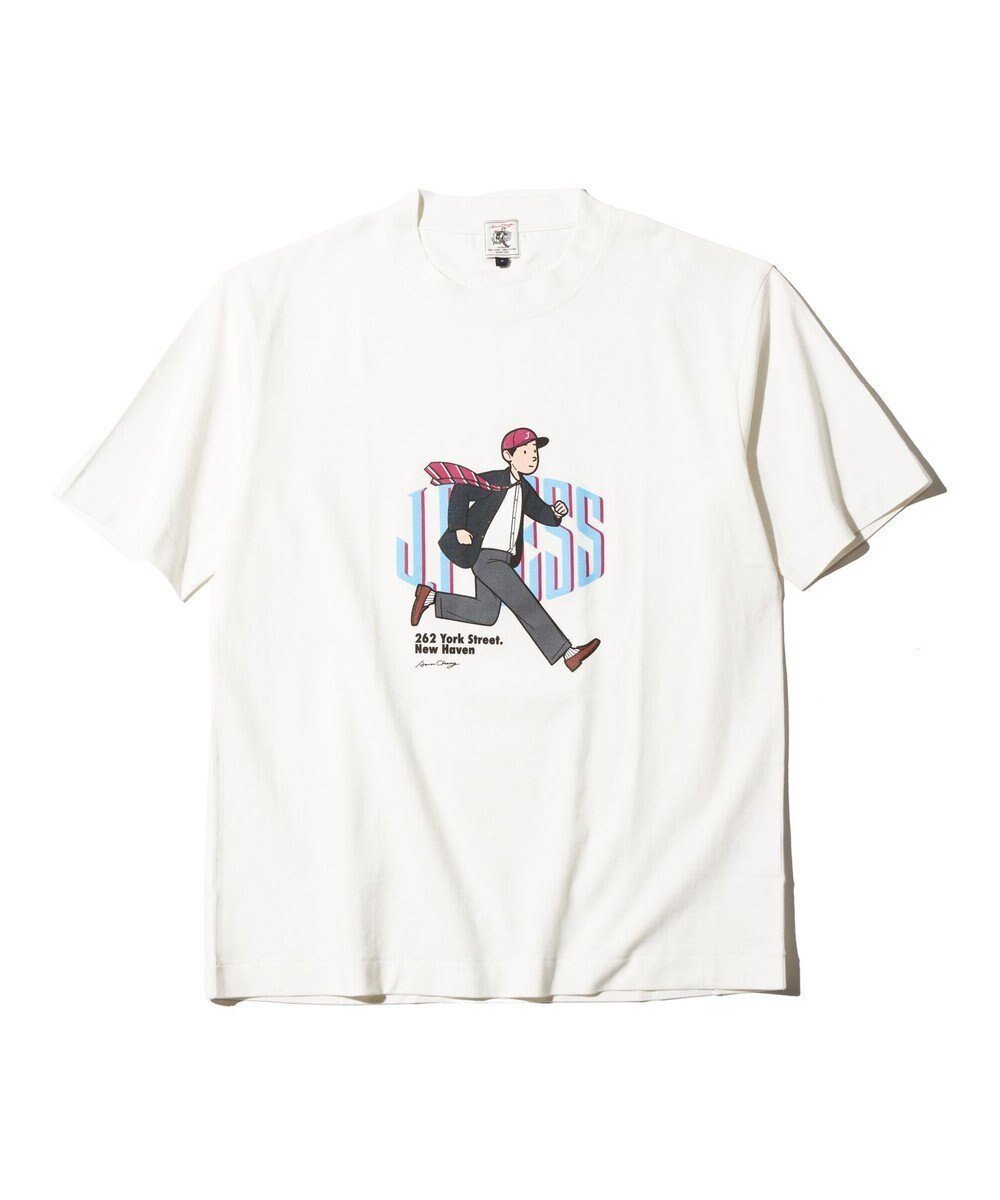 【ジェイ プレス/J.PRESS / MEN】の【AaronChang】【UNISEX】クルーネックTシャツ 人気、トレンドファッション・服の通販 founy(ファニー) 　ファッション　Fashion　レディースファッション　Fashion for Women　トップス・カットソー　Cut & Sew Tops　シャツ・ブラウス・オフィスカジュアル　Elegant Blouses & Button-Ups　ロングTシャツ・Tシャツ　Longline T-Shirts & Tees　カットソー・ベーシックTシャツ　Cut-and-Sewn Tops / Stretch Tees & Basics　アイビー　Ivy Pattern　アメリカン　American Style　イラスト　Illustration　春　Spring　カットソー　Cut and Sewn Top　コラボ　Collaboration, Collab　コレクション　Collection, Seasonal Line　スーピマ　Supima, Premium Cotton　雑誌　Magazine, Fashion Magazine　プリント　Print, Printed Pattern　ユニセックス　Unisex, Genderless　S/S・春夏　SS, Spring/Summer, Warm Season　夏　Summer　 other-1|ID: prp329100004403609 ipo3291000000032220649
