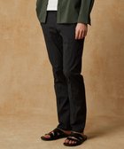 【ジョセフ アブード/JOSEPH ABBOUD / MEN】の夏パンツ【ウエストも伸びる!/ストレッチ/軽量/Eco撥水】マイクロピケストレッチ パンツ ブラック系|ID: prp329100004403612 ipo3291000000031987942