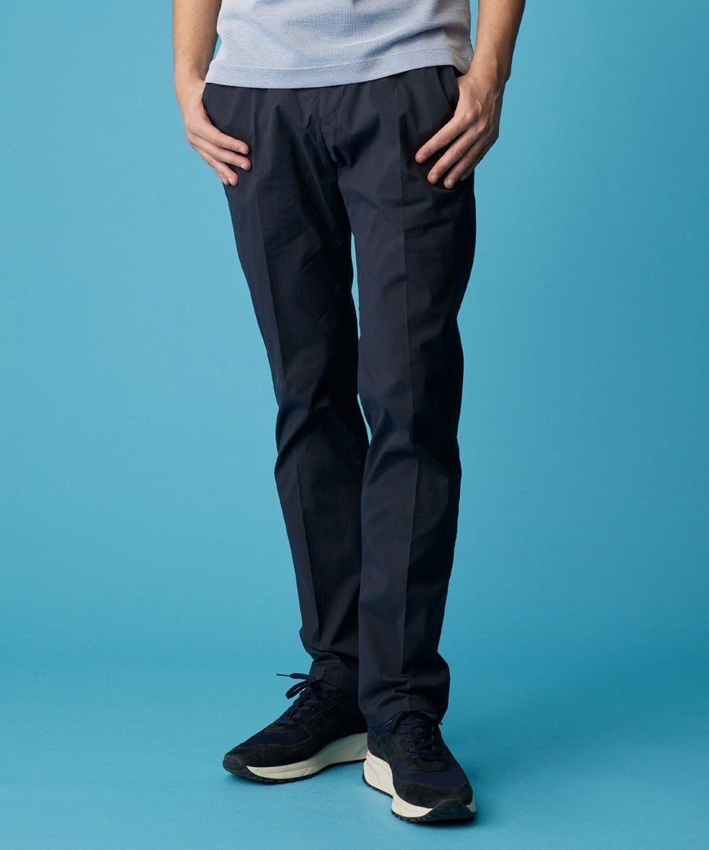 【ジョセフ アブード/JOSEPH ABBOUD / MEN】の夏パンツ【ウエストも伸びる!/ストレッチ/軽量/Eco撥水】マイクロピケストレッチ パンツ インテリア・キッズ・メンズ・レディースファッション・服の通販 founy(ファニー) 　ファッション　Fashion　メンズファッション　Fashion for Men　ボトムス　Bottoms　春　Spring　軽量　Lightweight, Ultra Light　ジャケット　Jacket, Outerwear　ストレッチ　Stretch, Stretchy Fabric　定番　Standard, Basic Item　S/S・春夏　SS, Spring/Summer, Warm Season　夏　Summer　ネイビー系|ID: prp329100004403612 ipo3291000000031987944