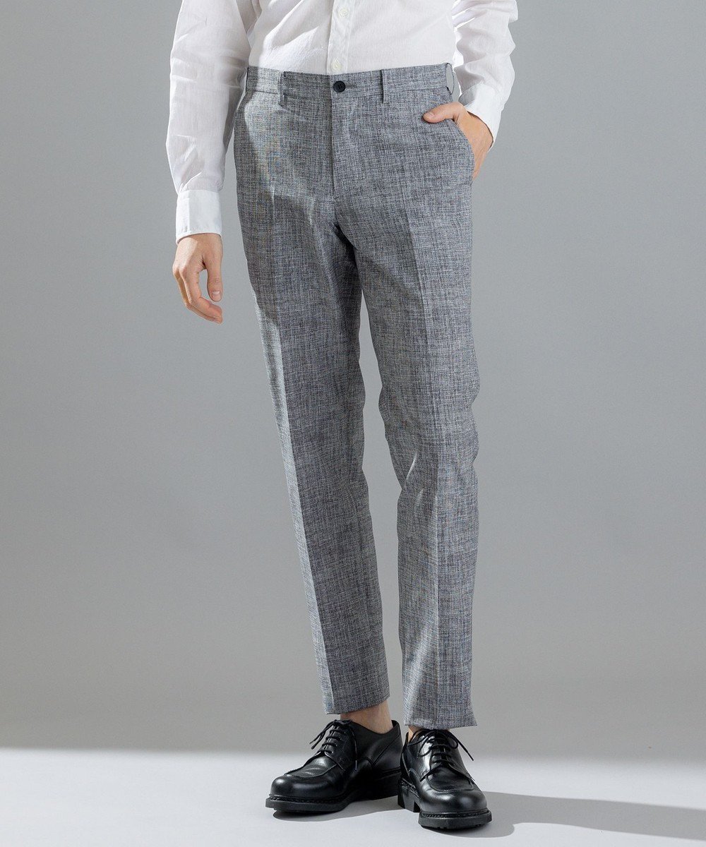 【ジョゼフ オム/JOSEPH HOMME / MEN】のクールドッツストレッチ / CITY 人気、トレンドファッション・服の通販 founy(ファニー) 　ファッション　Fashion　メンズファッション　Fashion for Men　ボトムス　Bottoms　春　Spring　洗える　Machine Washable　ストレッチ　Stretch, Stretchy Fabric　スポーツ　Sports, Activewear　スラックス　Slacks, Dress Pants　雑誌　Magazine, Fashion Magazine　テーパード　Tapered, Tapered Pants　ファブリック　Fabric, Textile　フラップ　Flap, Flap Pocket　プリント　Print, Printed Pattern　ポケット　Pocket, Pocket Detail　S/S・春夏　SS, Spring/Summer, Warm Season　夏　Summer　ビジネス 仕事 通勤　Business / Work / Commuting　 other-1|ID: prp329100004403618 ipo3291000000032511462