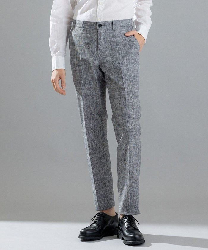 【ジョゼフ オム/JOSEPH HOMME / MEN】のクールドッツストレッチ / CITY インテリア・キッズ・メンズ・レディースファッション・服の通販 founy(ファニー) https://founy.com/ ファッション Fashion メンズファッション Fashion for Men ボトムス Bottoms 春 Spring 洗える Machine Washable ストレッチ Stretch, Stretchy Fabric スポーツ Sports, Activewear スラックス Slacks, Dress Pants 雑誌 Magazine, Fashion Magazine テーパード Tapered, Tapered Pants ファブリック Fabric, Textile フラップ Flap, Flap Pocket プリント Print, Printed Pattern ポケット Pocket, Pocket Detail S/S・春夏 SS, Spring/Summer, Warm Season 夏 Summer ビジネス 仕事 通勤 Business / Work / Commuting |ID: prp329100004403618 ipo3291000000033395243