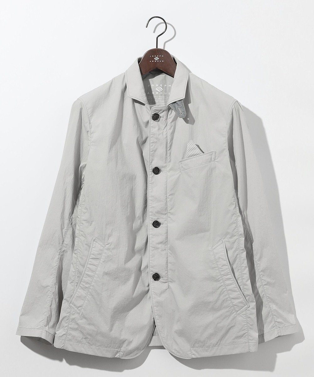 【ジョセフ アブード/JOSEPH ABBOUD / MEN】の晴雨兼用【軽量/ストレッチ/撥水】ライトワッシャーストレッチ アクティブレジャージャケット インテリア・キッズ・メンズ・レディースファッション・服の通販 founy(ファニー) 　ファッション　Fashion　メンズファッション　Men's Style Online　アウター　Coats Outerwear/Men　ブルゾン　Blouson/Jackets　ジャケット　Jacket　ストライプ　Stripe　ストレッチ　Stretch　パターン　Pattern　ブルゾン　Blouson　ポケット　Pocket　夏　Summer　春　Spring　S/S・春夏　Ss・Spring/Summer　軽量　Lightweight　ライトグレー系|ID: prp329100004403647 ipo3291000000032633727