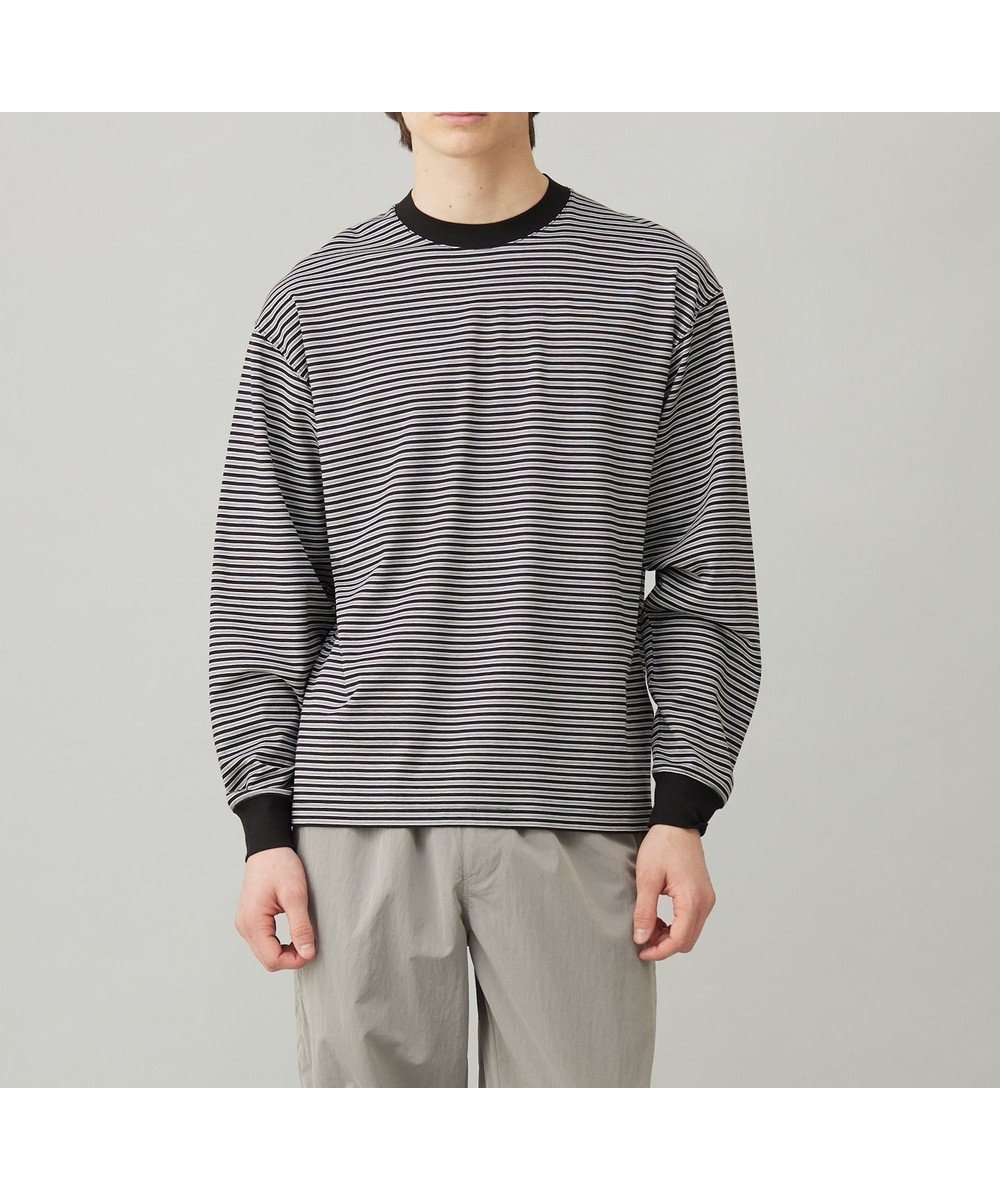【アンフィーロ/UNFILO / MEN】の【OCEANS web / YouTube 掲載】スマート ストレッチ ロングスリーブTEE 人気、トレンドファッション・服の通販 founy(ファニー) 　ファッション　Fashion　メンズファッション　Fashion for Men　トップス・カットソー　Cut & Sew Tops　メンズシャツ　Shirts　インナー　Innerwear　春　Spring　カットソー　Cut and Sewn Top　シルケット　Silket, Silky Cotton　ジャケット　Jacket, Outerwear　ストレッチ　Stretch, Stretchy Fabric　スマート　Smart, Elegant　スリーブ　Sleeve, Long Sleeve / Short Sleeve　雑誌　Magazine, Fashion Magazine　ロング　Long, Long-Length　楽ちん　Easy Fit, Comfortable　ワイド　Wide, Wide Fit　S/S・春夏　SS, Spring/Summer, Warm Season　夏　Summer　エレガント 上品　Elegant　ビジネス 仕事 通勤　Business / Work / Commuting　 other-1|ID: prp329100004403653 ipo3291000000033408780