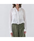 【ベイジ,/BEIGE,】の【洗える】PAULINE / ビックポケットドロストリネンブラウス White|ID: prp329100004403705 ipo3291000000031863351