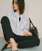 【ベイジ,/BEIGE,】の【洗える】PAULINE / ビックポケットドロストリネンブラウス Light Pink|ID: prp329100004403705 ipo3291000000031863352