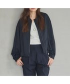 【アイシービー/iCB】の【接触冷感・UVカット・撥水・洗える】 ナイロンタスランツイル ブルゾン ネイビー系|ID: prp329100004403739 ipo3291000000031965220