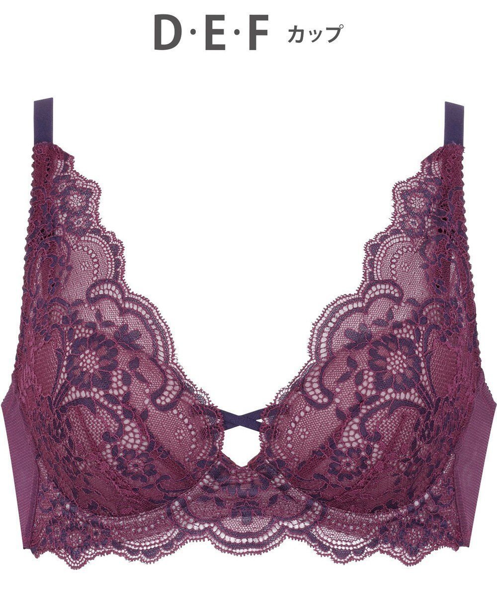 【ワコール/WACOAL】の【重力に負けないバストケアBra】 ノンワイヤー バストを重力から守る まる胸キープ ラクなつけごこち サイドのラインすっきり ブラジャー レディース BRA184 /ワコール インテリア・キッズ・メンズ・レディースファッション・服の通販 founy(ファニー) 　ファッション　Fashion　レディースファッション　WOMEN　アンダー　Under　フィット　Fit　ブラジャー　Bra　ワイヤー　Wire　ワイン|ID: prp329100004403826 ipo3291000000031973047