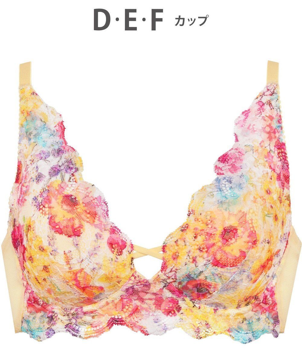 【ワコール/WACOAL】の【重力に負けないバストケアBra】 ノンワイヤー バストを重力から守る まる胸キープ ラクなつけごこち サイドのラインすっきり ブラジャー レディース BRA184 /ワコール インテリア・キッズ・メンズ・レディースファッション・服の通販 founy(ファニー) 　ファッション　Fashion　レディースファッション　Ladies' Fashion Online　アンダー　Under　フィット　Fit　ブラジャー　Bra　ワイヤー　Wire　イエロー|ID: prp329100004403826 ipo3291000000032655120