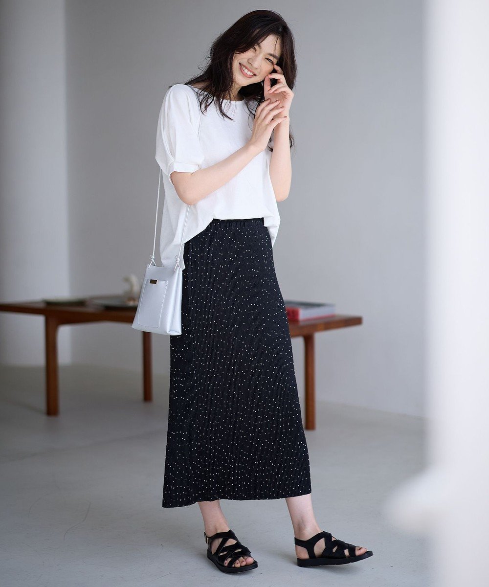 【エニィファム/any FAM】の【洗濯機可/ウエストゴム】プリーツアイラインスカート 人気、トレンドファッション・服の通販 founy(ファニー) 　ファッション　Fashion　レディースファッション　Ladies' Fashion Online　スカート　Skirt　プリーツスカート　Pleated Skirts　プリーツ　Pleats　夏　Summer　春　Spring　S/S・春夏　Ss・Spring/Summer　洗える　Washable　 other-1|ID: prp329100004403844 ipo3291000000032637432