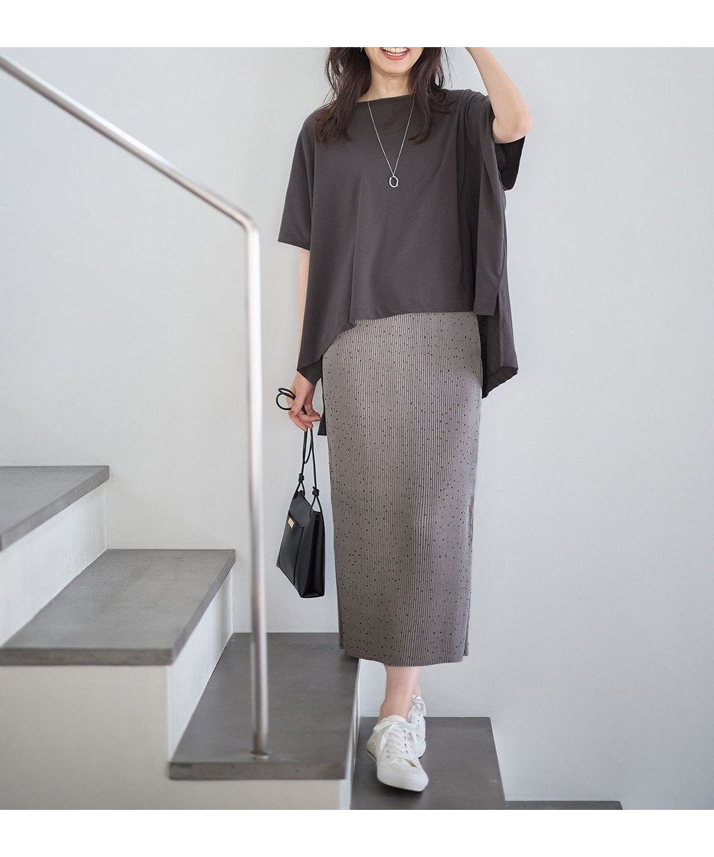 【エニー/ANY】の【洗濯機可/ウエストゴム】プリーツアイラインスカート インテリア・キッズ・メンズ・レディースファッション・服の通販 founy(ファニー) 　ファッション　Fashion　レディースファッション　Fashion for Women　スカート　Skirts　プリーツスカート / 上品フェミニンスタイル　Pleated Skirts　プリーツ　Pleats, Pleated　夏　Summer　春　Spring　S/S・春夏　SS, Spring/Summer, Warm Season　洗える　Machine Washable　グレー|ID: prp329100004403844 ipo3291000000033714205