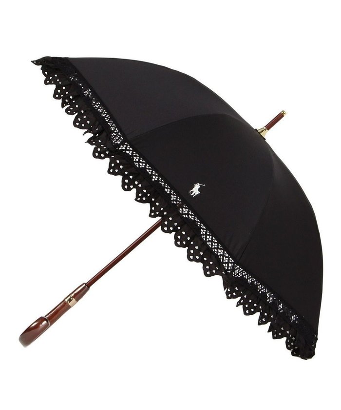 【ムーンバット/MOONBAT】の【WEB版MORE掲載】POLO RALPH LAUREN 晴雨兼用日傘 長傘 エンブフリル/遮光 遮熱 UV インテリア・キッズ・メンズ・レディースファッション・服の通販 founy(ファニー) https://founy.com/ 雑誌掲載アイテム Magazine Items ファッション雑誌 Fashion Magazines モア MORE ファッション Fashion レディースファッション WOMEN 傘 / レイングッズ Umbrellas/Rainwear アイビー Ivy ウッド Wood 傘 Umbrella スカラップ Scalloped 雑誌 Magazine ニューヨーク New York フリル Frills 日傘 Parasol レース Race ワンポイント One Point エレガント 上品 Elegant |ID: prp329100004404049 ipo3291000000032068936
