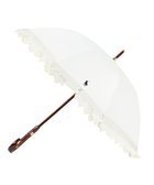 【ムーンバット/MOONBAT】の【WEB版MORE掲載】POLO RALPH LAUREN 晴雨兼用日傘 長傘 エンブフリル/遮光 遮熱 UV オフホワイト|ID: prp329100004404049 ipo3291000000032068940