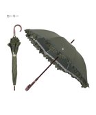 【ムーンバット/MOONBAT】の【WEB版MORE掲載】POLO RALPH LAUREN 晴雨兼用日傘 長傘 エンブフリル/遮光 遮熱 UV カーキー|ID: prp329100004404049 ipo3291000000032068945